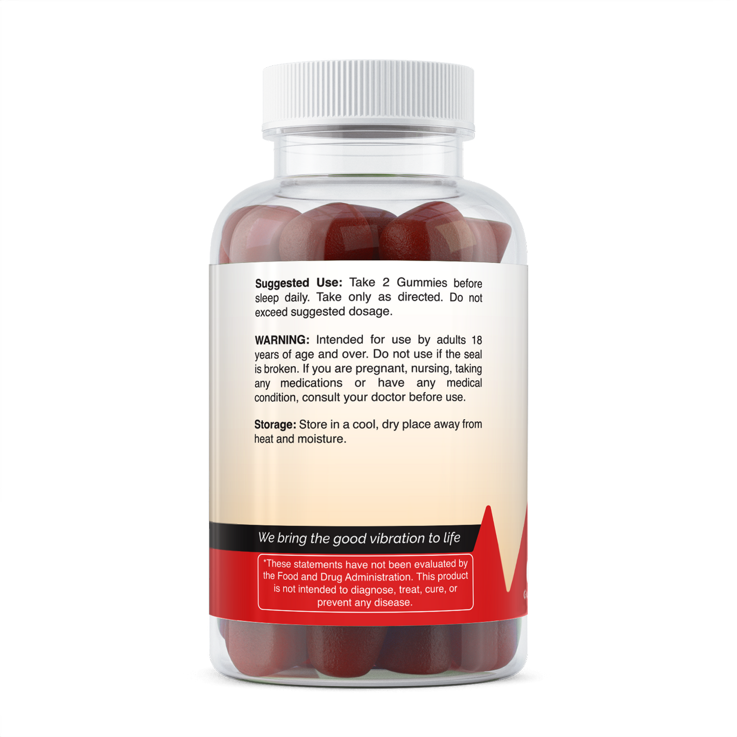 Melatonin w/ Magnesium Gummy, 2 serv. sz