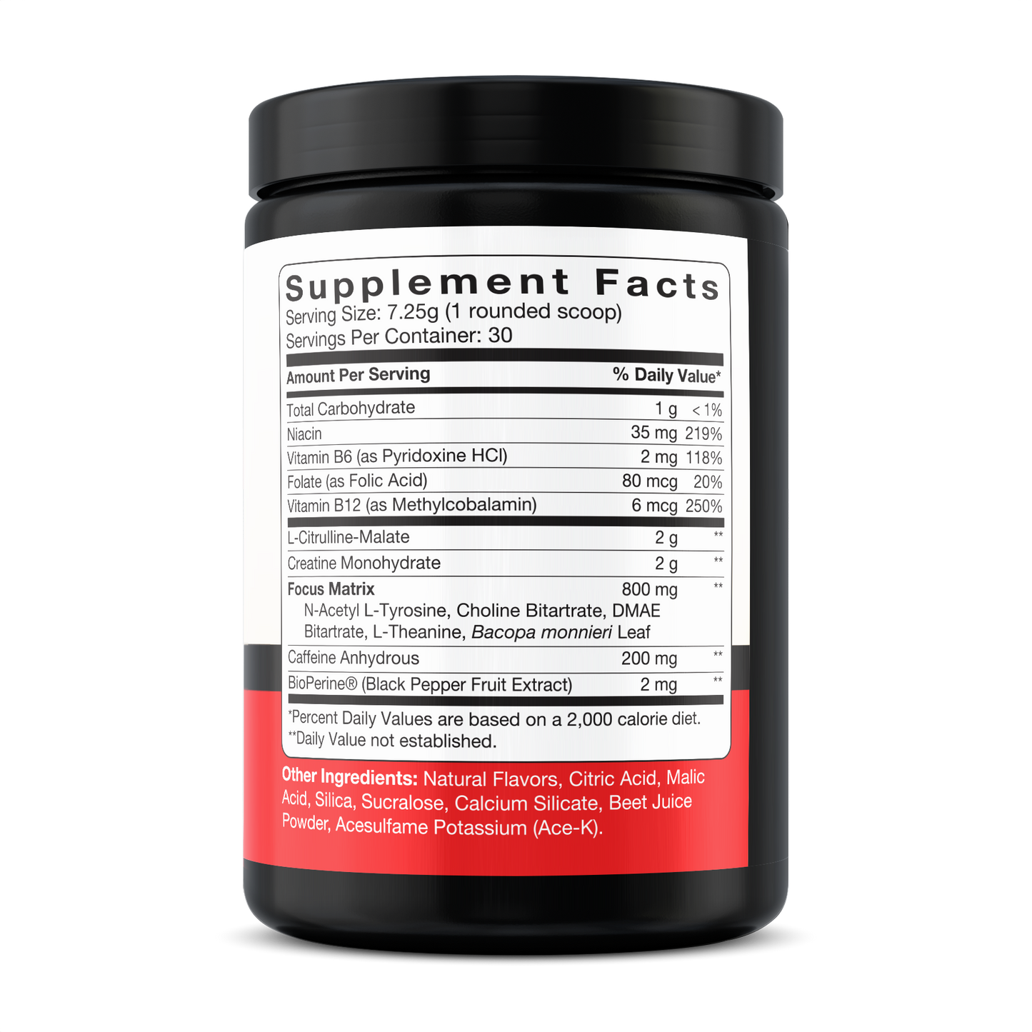 Pre-Workout, Fruit Punch, 214g/7.25g serv./30 serv.