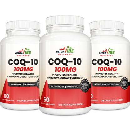 CO Q 10 100 MG Green Liquid Capsules, 1 serv. size