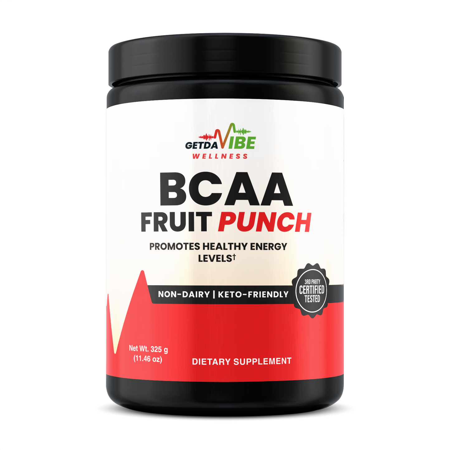 BCAA Fruit Punch, 325g/6.5g serv./50 serv.