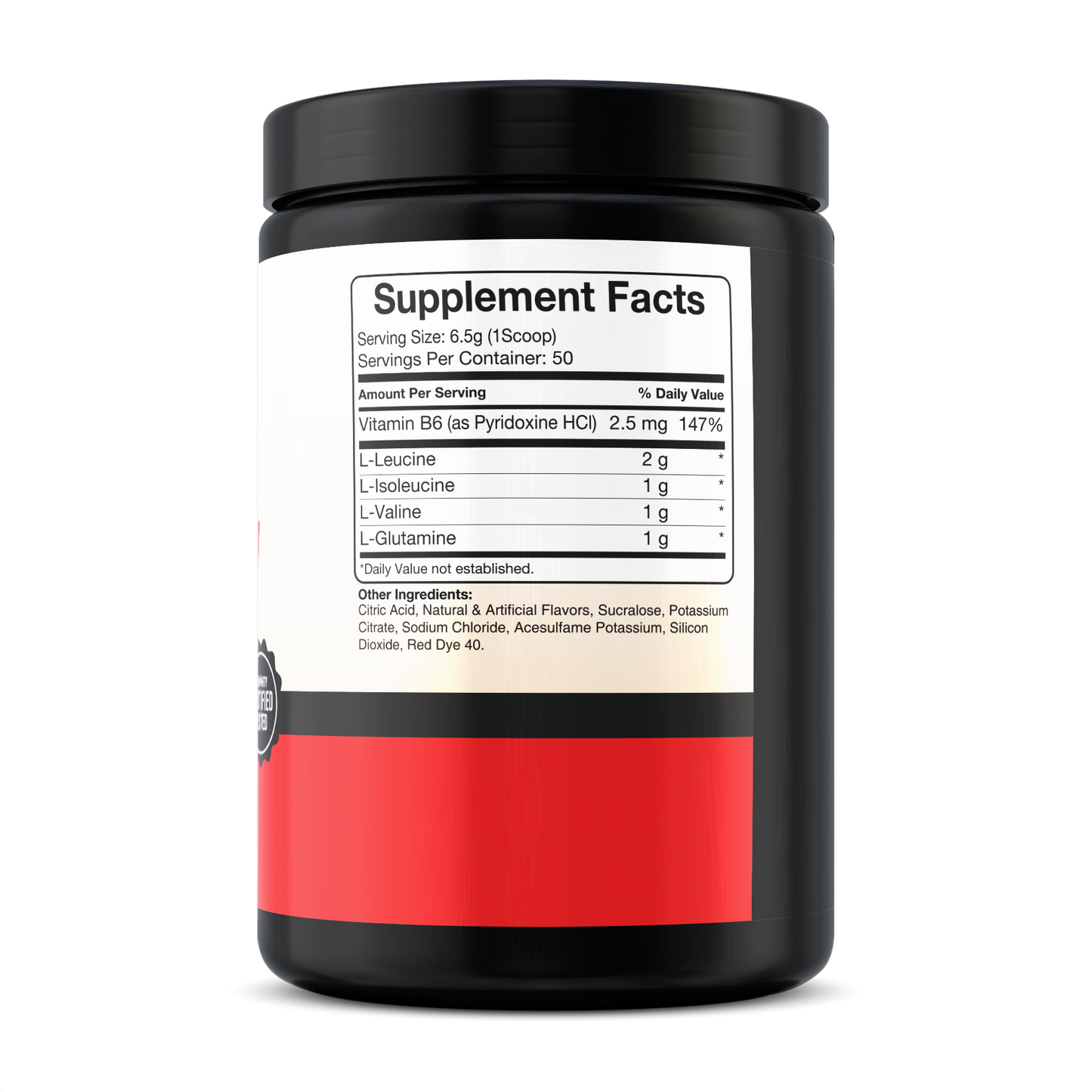 BCAA Fruit Punch, 325g/6.5g serv./50 serv.