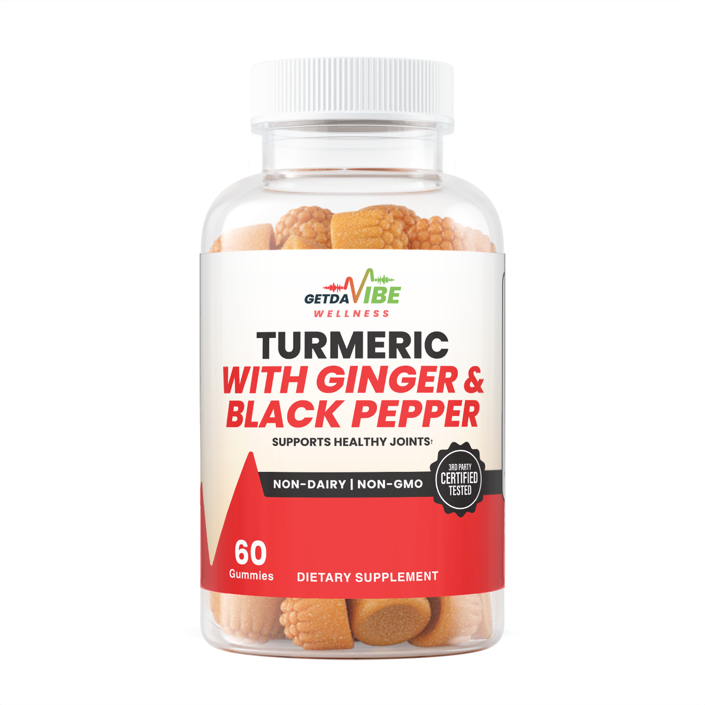 Turmeric with Ginger & Black Pepper Gummies