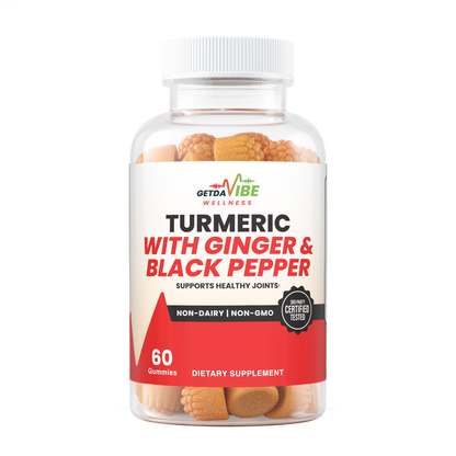 Turmeric with Ginger & Black Pepper Gummies